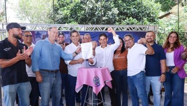 Vice-governador do ES, Ricardo Ferraço, autoriza construção de barragem no Córrego Barce, em João Neiva